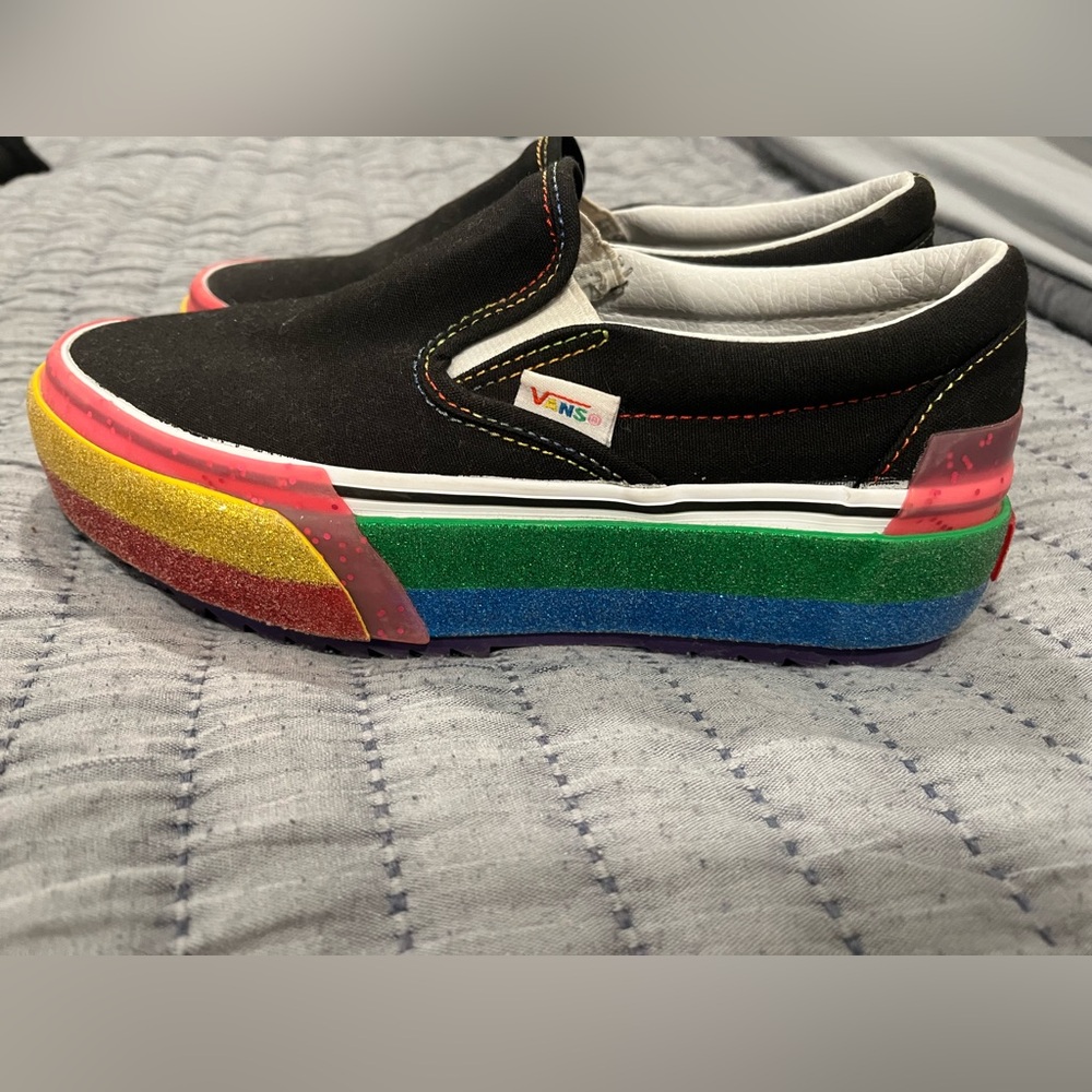 Platform Vans size 7